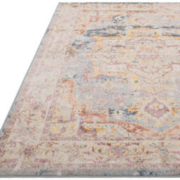 The Rug Edit Flores Azin Fr01 Medallion Persian 65mm Blue Runner, 066X240Cm - thumbnail 4