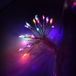 Samuel Alexander 200 Led 10 Starburst Premier Christmas Outdoor Battery Timer Lights In Cool White - thumbnail 7