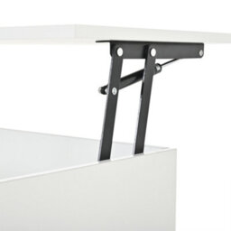 High Gloss Lift Top Coffee Table With 2 Drawers & Led Lights - thumbnail 9