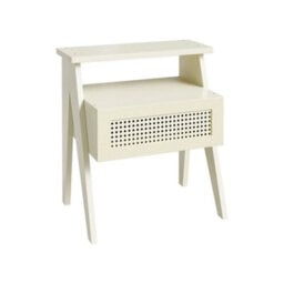 Bedside Table 1 Rattan Drawers Bamboo Nightstand Cabinet Side Table Coffee Table - thumbnail 5