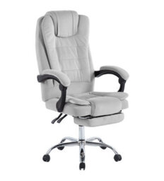 Hygrad Built to Survive Swivel Velvet Office Chair Ergonomic Leisure Chair Height Adjustable Desk Chair - Grey - thumbnail 5