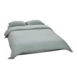 Darphe Green 3Pcs King Size Polyester Zipper Duvet Cover With 2 Pillowcase Set - thumbnail 4