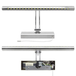 Long Life Lamps Company 5W Led Bathroom Mirror Wall Light With Pull Cord Cool White 6500K Ip20 Ml13 - thumbnail 5