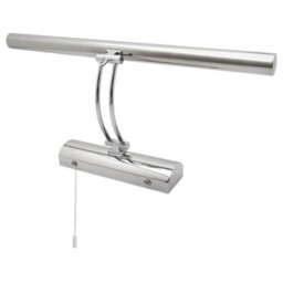 Long Life Lamps Company 5W Led Bathroom Mirror Wall Light With Pull Cord Cool White 6500K Ip20 Ml13 - thumbnail 4