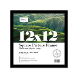 12X12 Black Picture Frame (30.5 X 30.5Cm) Poster, Photo, Artwork, Gallery Wall Or Print - thumbnail 1