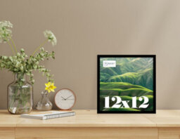 12X12 Black Picture Frame (30.5 X 30.5Cm) Poster, Photo, Artwork, Gallery Wall Or Print - thumbnail 2