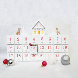 Netagon St Helens Home And Garden Battery Powered Wooden Advent Calendar - thumbnail 1