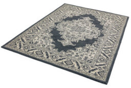 Handmade Luxurious Traditional Persian Wool Easy To Clean Floral Dining Room Bedroom And Living Room-160Cm X 230Cm - thumbnail 3