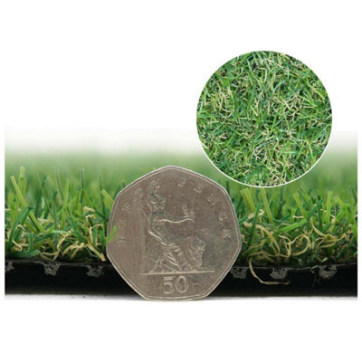 "Fern 20mm Soft Outdoor Artificial Grass, Value For Money, Pet-Friendly Artificial Grass-4M(13'1"") X 4M(13'1"")-16M²" - image 1