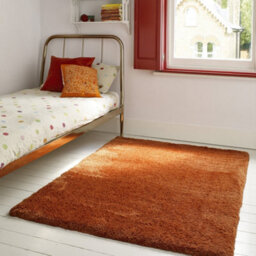Spice Shaggy Modern Plain Easy To Clean Rug For Dining Room Bed Room And Living Room-160Cm X 230Cm - thumbnail 1