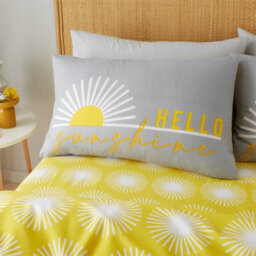 Gc Gaveno Cavailia Sunburst Bliss Duvet Cover Bedding Set Grey King 3Pc With Sunshine Printed Quilt Cover - thumbnail 4
