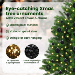 Vidaxl Christmas Tree With 150 Leds With Stand Green 120 Cm Pe - thumbnail 9