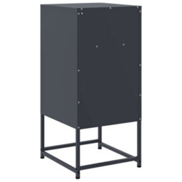 Berkfield Bedside Cabinet Anthracite 36X39X78 Cm Steel - thumbnail 8