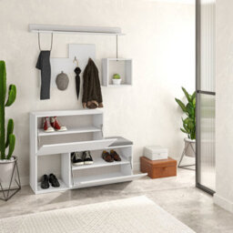 Decortie Holdon Modern Hanger Coat Rack Coat Stand White - thumbnail 5