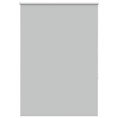 Berkfield Roller Blind Blackout Light Grey 90X175 Cm Fabric Width 85.7 Cm Polyester - image 1