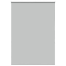 Berkfield Roller Blind Blackout Light Grey 90X175 Cm Fabric Width 85.7 Cm Polyester - thumbnail 1