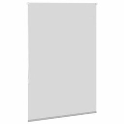 Berkfield Roller Blind Blackout Light Grey 90X175 Cm Fabric Width 85.7 Cm Polyester - thumbnail 4