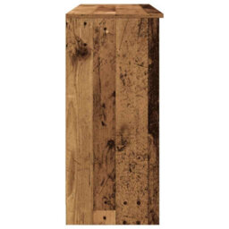 Berkfield Sideboard With Drawer Old Wood 101X35X76 Cm Engineered Wood - thumbnail 7