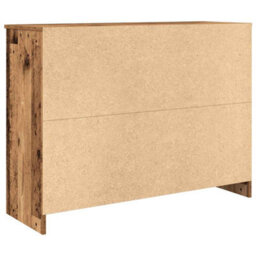 Berkfield Sideboard With Drawer Old Wood 101X35X76 Cm Engineered Wood - thumbnail 8