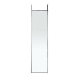 Living And Home Black Rectangle Full Length Mirror Wall Mounted Or Over The Door Floor Mirror Framed Mirror 37 X 147 Cm - thumbnail 4