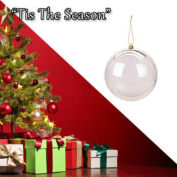 Christmas Bauble Decoration Hanging Tree Ornament X 1 12Cm Rose Gold - thumbnail 6