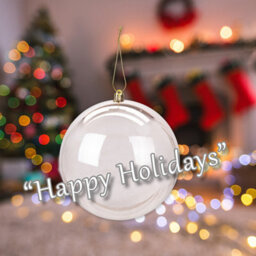 Christmas Bauble Decoration Hanging Tree Ornament X 1 12Cm Rose Gold - thumbnail 4