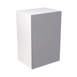 Kitchen Kit Light Grey Gloss Slab Door Boiler Housing Wall Unit Cabinet Soft Close Flatpack - 600X900mm - thumbnail 1
