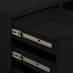 Berkfield Office Cabinet Black 90X40X102 Cm Steel - thumbnail 8
