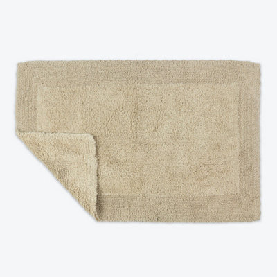 Allure Bath Fashions Elegance Reversible Heavyweight Bath Mat - Stone - image 1