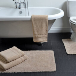 Allure Bath Fashions Elegance Reversible Heavyweight Bath Mat - Stone - thumbnail 4