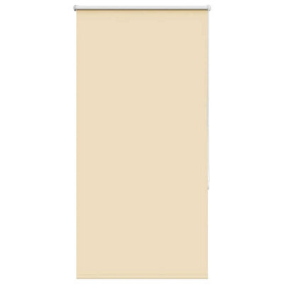 Berkfield Roller Blind Blackout Beige 80X175 Cm Fabric Width 75.7 Cm Polyester - image 1