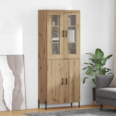 Walplus Highboard Artisan Oak 69.5 X 34 X 180 Cm Engineered Wood - image 1