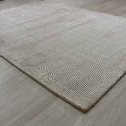 Plain White Modern Handmade Rug For Dining Room Bedroom & Living Room-100Cm X 150Cm - thumbnail 4