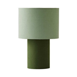 Valuelights Bobby Green Colour Clash Duo Fabric Table Lamp - thumbnail 6