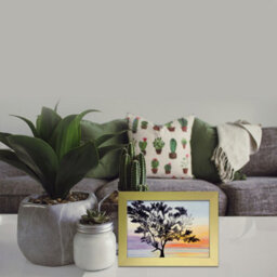 "AK Frames 7X5"" Gold Poster Frame - Modern Picture Frame For Wall Art, Prints And Photos - Durable And Stylish Display Frame" - thumbnail 5