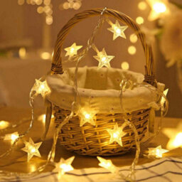 10M 80 Led Warm White Star String Lights Usb Fairy Garland For Outdoor Indoor Decor - thumbnail 5