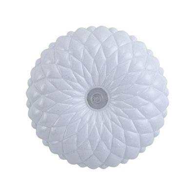Luminosa Lighting Luminosa Auris 38Cm Outdoor Decorative Flush White 4000K Neutral White - image 1