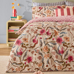furn. Furn Juno Reversible Printed Duvet Cover Set, Multi, King - thumbnail 4
