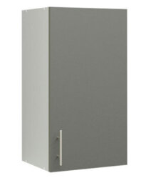 Jd Greta Kitchen Wall Unit 400mm Storage Cabinet With Doors And Shelf 40Cm - Grey Matt - thumbnail 1