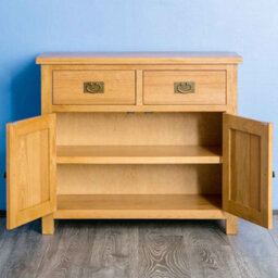 Surrey Oak Small Sideboard Fully Assembled   - By Roseland Furniture - thumbnail 4