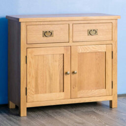 Surrey Oak Small Sideboard Fully Assembled   - By Roseland Furniture - thumbnail 7