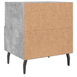 Berkfield Modern Bedside Cabinets 2 Pcs Concrete Grey 40X35X47.5 Cm Engineered Wood - thumbnail 9