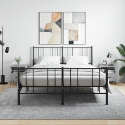 Berkfield Modern Bedside Cabinets 2 Pcs Concrete Grey 40X35X47.5 Cm Engineered Wood - thumbnail 2