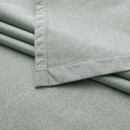 Bedlooms Sage Green Linen Curtain 100% Blackout Thermal Insulated Eyelet Curtain (Pair) 90 X 90 Inches With Tie Back Two - thumbnail 8