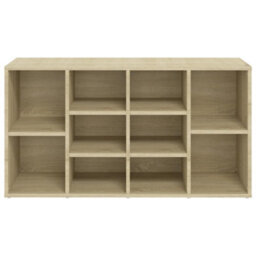 Berkfield Sturdy Shoe Bench Sonoma Oak 103X30X54.5 Cm Engineered Wood - thumbnail 5