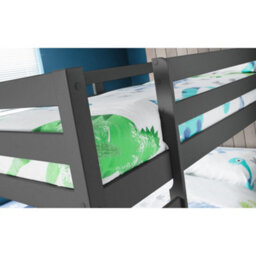 Oakham Fir Bunk Bed Anthracite -  Single (90Cm) - thumbnail 3