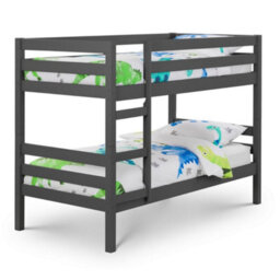Oakham Fir Bunk Bed Anthracite -  Single (90Cm) - thumbnail 1