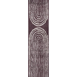 The Rugs Moodi Shaggy Purple Velvetine Rug Runner Scandinavian Thick High Pile For Living Rooms, Bedrooms, Hallways, Kitchens - thumbnail 9