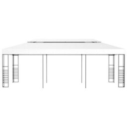 Berkfield Strong Gazebo Marquee 6X3 M White - thumbnail 1