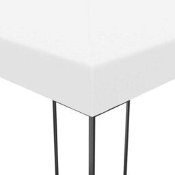 Berkfield Strong Gazebo Marquee 6X3 M White - thumbnail 5